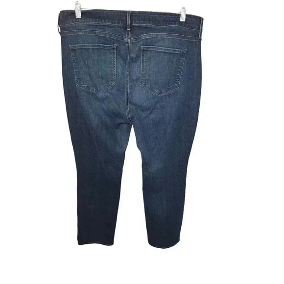 NYDJ Plus Marilyn Ankle Straight Leg Jeans Dimension Medium Blue Wash Size 18W - Picture 2 of 8